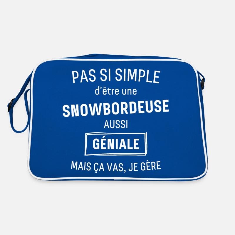 Snowboardeuse Géniale Sac Retro