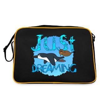 Juste rêver - Sac Retro - noir/or - Dos