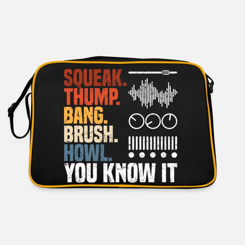 Tontechniker Geschenke | Toningenieur Deejay DJ Retro Tasche