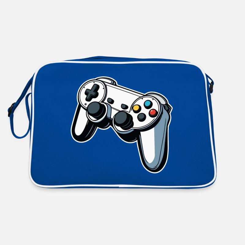 Controller Weiß Illustration Retro Tasche