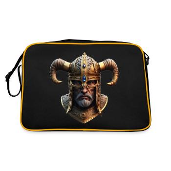 Viking - Retro Bag - black/gold - Back