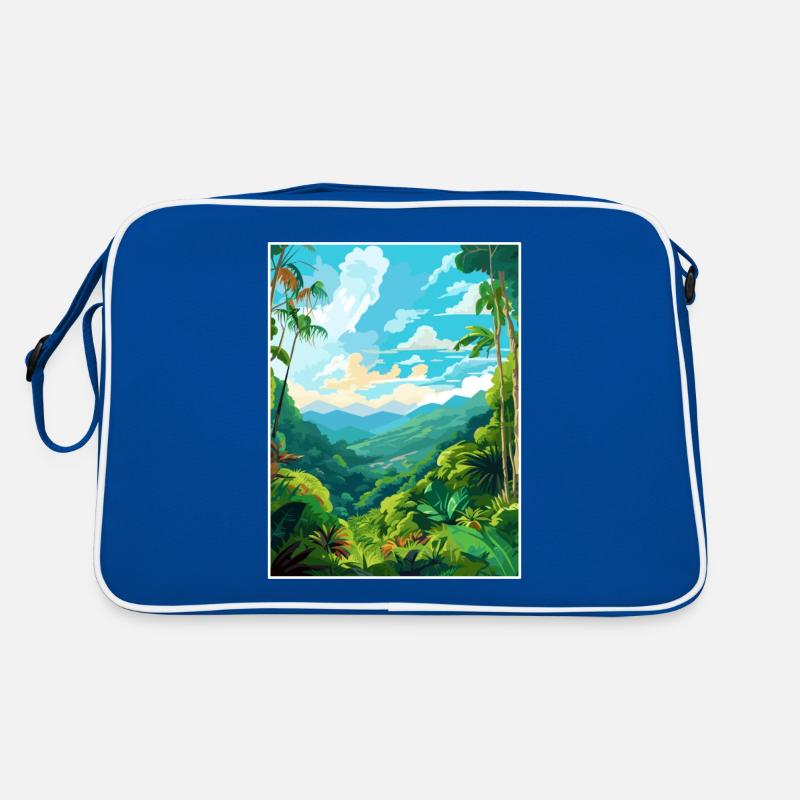 Amazone Rainforest Vintage Travel Poster Souvenir Retro Bag