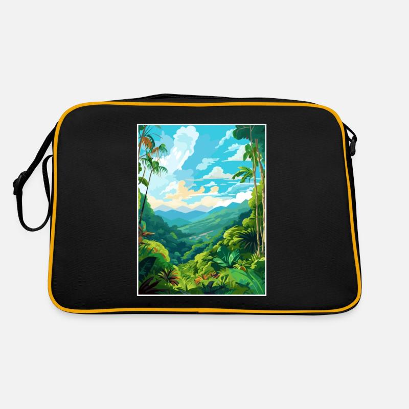 Amazone Rainforest Vintage Travel Poster Souvenir Retro Bag