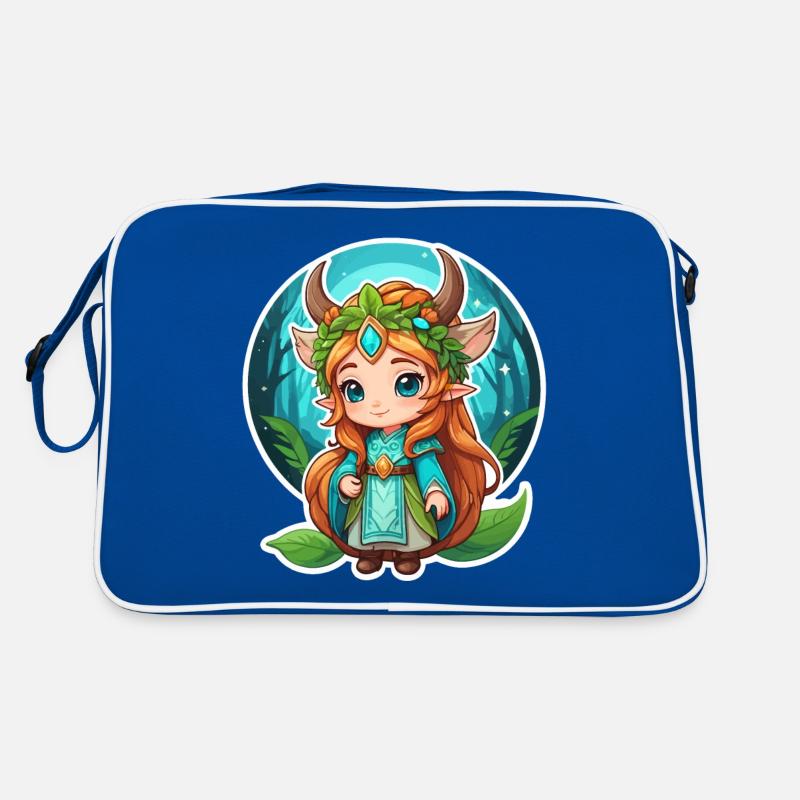 Druide Niedlich Illustration Retro Tasche