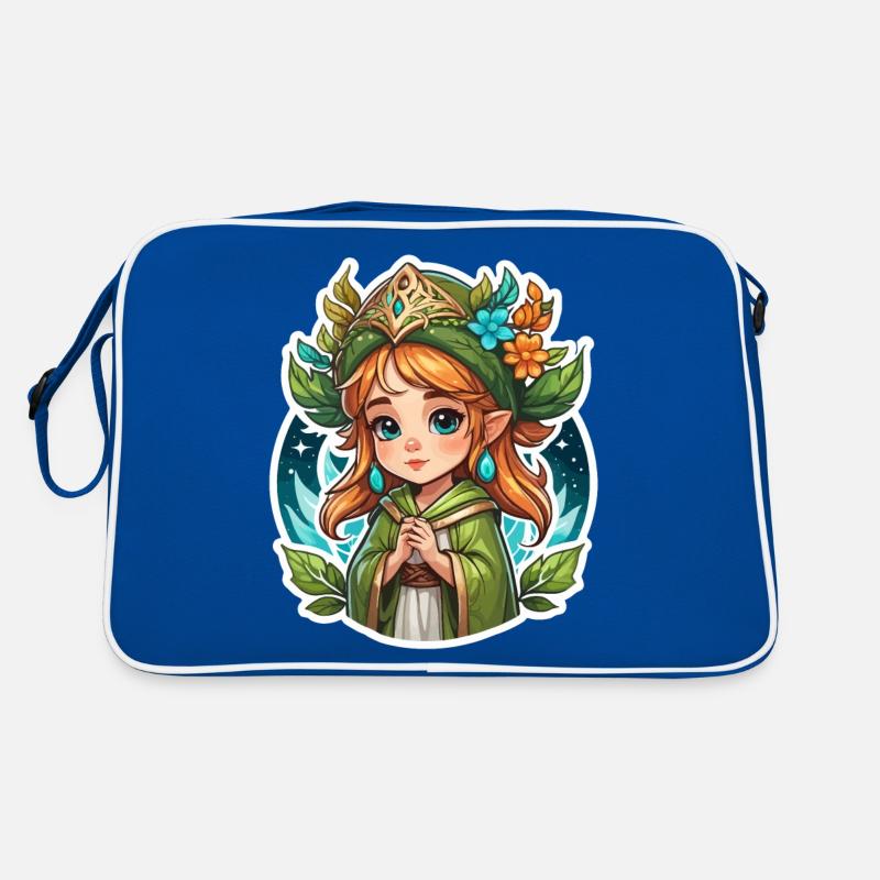 Druide Niedlich Illustration Retro Tasche