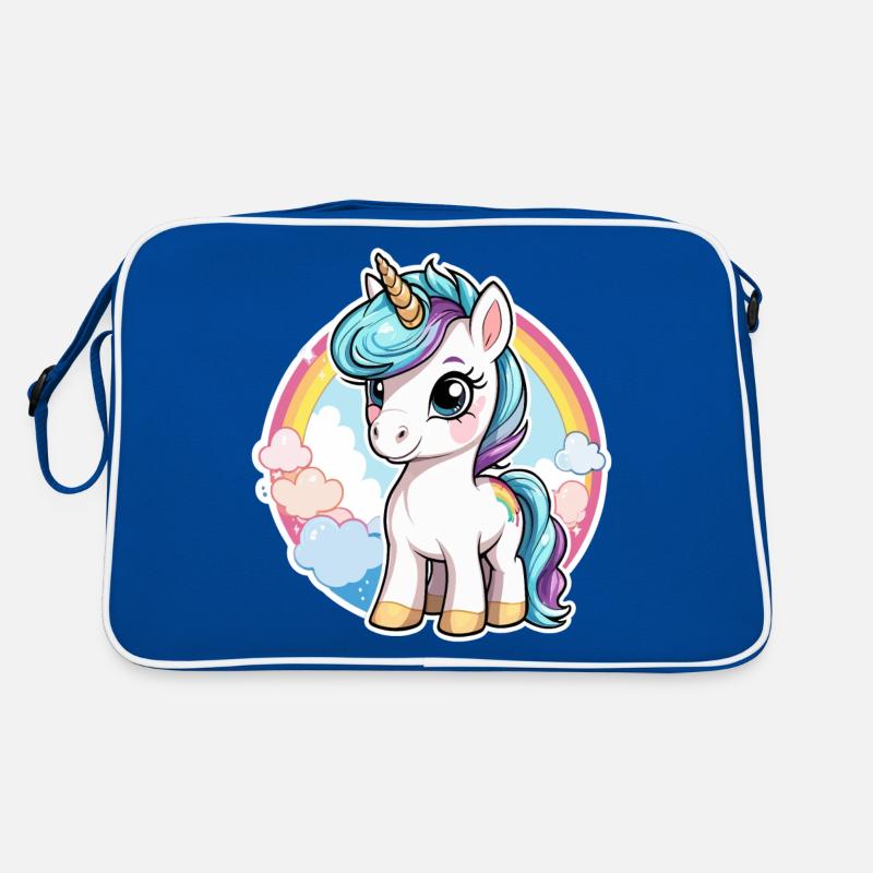 Illustration de licorne Sac Retro