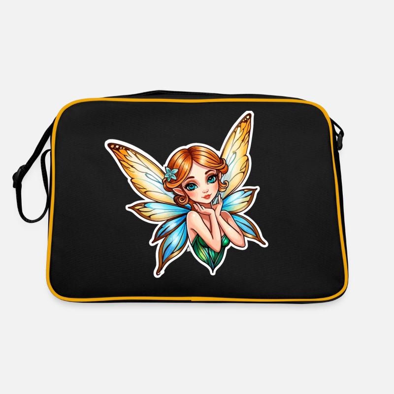 Illustration fantastique de fée Sac Retro