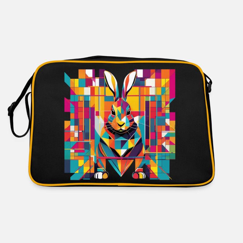 Easter Bunny Artwork | Easter, Party, Easter Egg Retro Bag