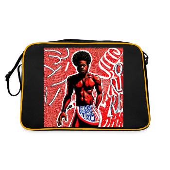 A Lovely Day - pop art - Sac Retro - noir/or - Dos