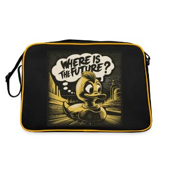 Canard en plastique jaune réfléchi - Sac Retro - noir/or - Dos
