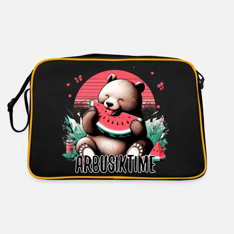 C’est l’heure de la pastèque Arbusik Bear Yummy Gift Sac Retro