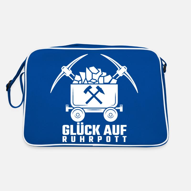 Ruhrpott Luck on Lore Mining Miners Retro Bag
