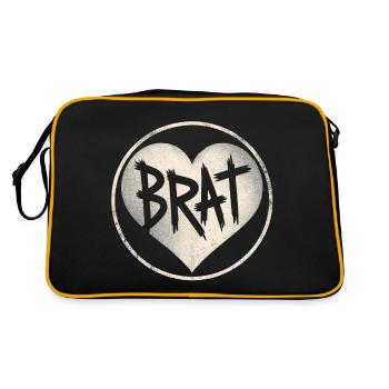Attitude du cœur rebelle - Sac Retro - noir/or - Dos