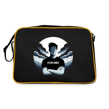 Overcomer Spirit Tee - Retro Bag - black/gold - Back