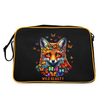 Fox & Flutter Charm - Retro Bag - black/gold - Back