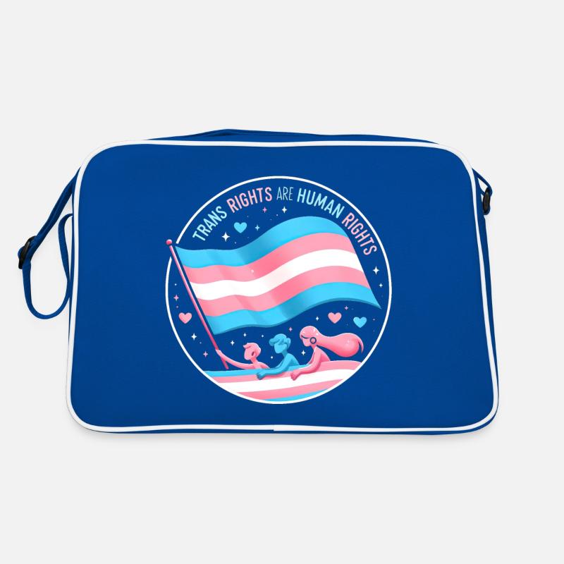 Tribut an Trans-Rechte Retro Tasche