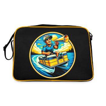 Capitaine nautique Joy - Sac Retro - noir/or - Dos
