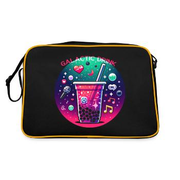 Délice galactique du boba - Sac Retro - noir/or - Dos