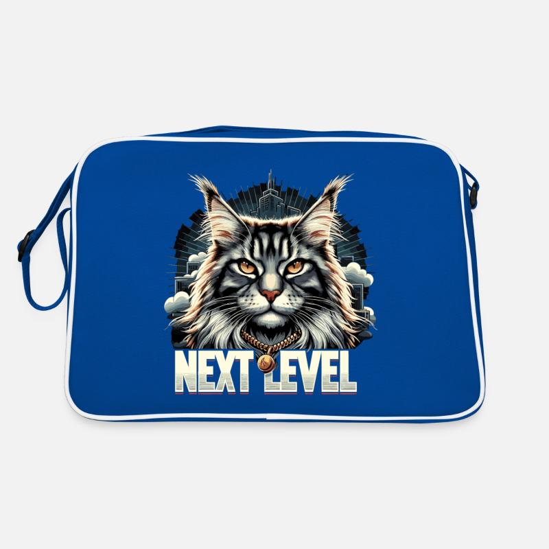 Maine Coon Katze Next Level Geschenk Retro Tasche