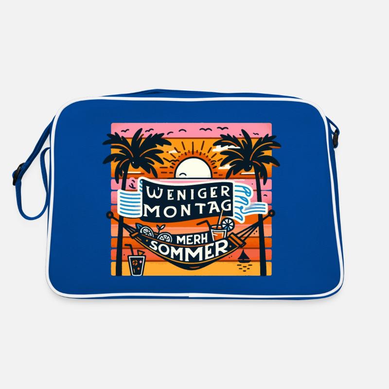 Vibrations estivales (moins de lundi, plus d’été) Sac Retro