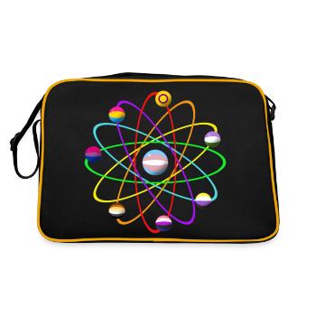 Atome LGTBIQ+ - Sac Retro - noir/or - Dos