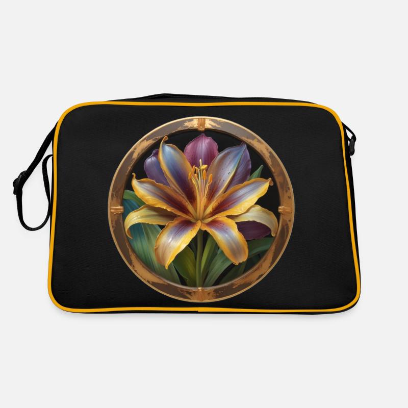 Fliederblume in Blüte Retro Tasche