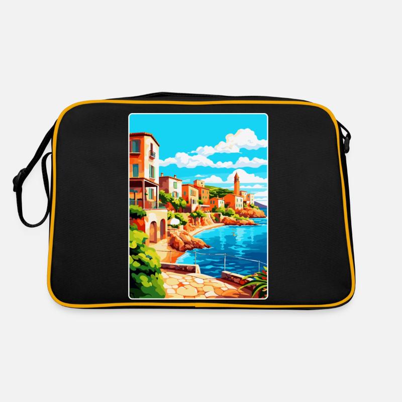 Costa Brava Espagne Affiche de voyage vintage souvenir Sac Retro