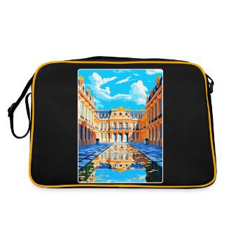 Château de Versailles France Affiche de voyage vintage WPA - Sac Retro - noir/or - Dos