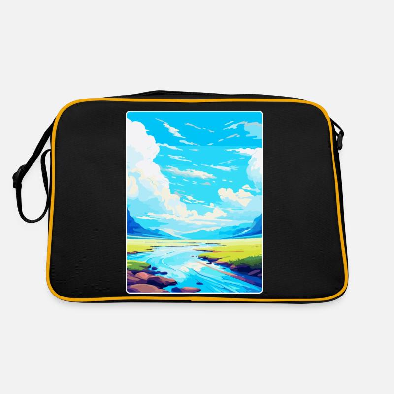 High Cup Nick Cumbria Affiche de voyage vintage WPA Sac Retro