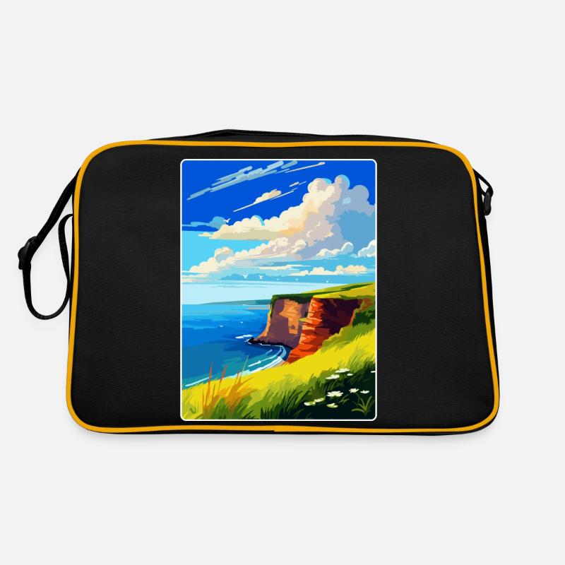 Berry Head Devon Vintage Voyage Poster Souvenir Sac Retro