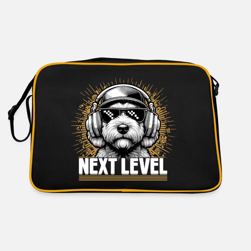 Goldendoodle Hip Hop Hund Next Level Geschenk Retro Tasche