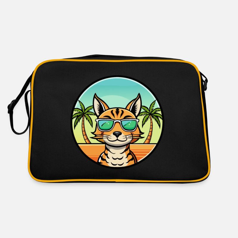 Ocicat Breed Cartoon Sunglasses Beach Retro Bag
