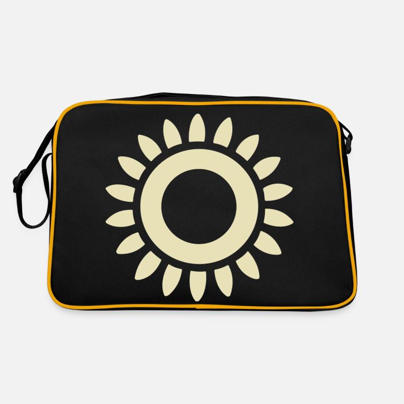 Abstrait Soleil Soleil Art abstrait Sac Retro