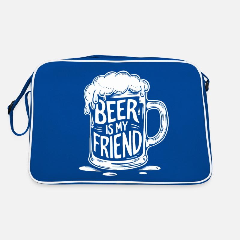 Chope de bière Dire que la bière est mon amie Sac Retro
