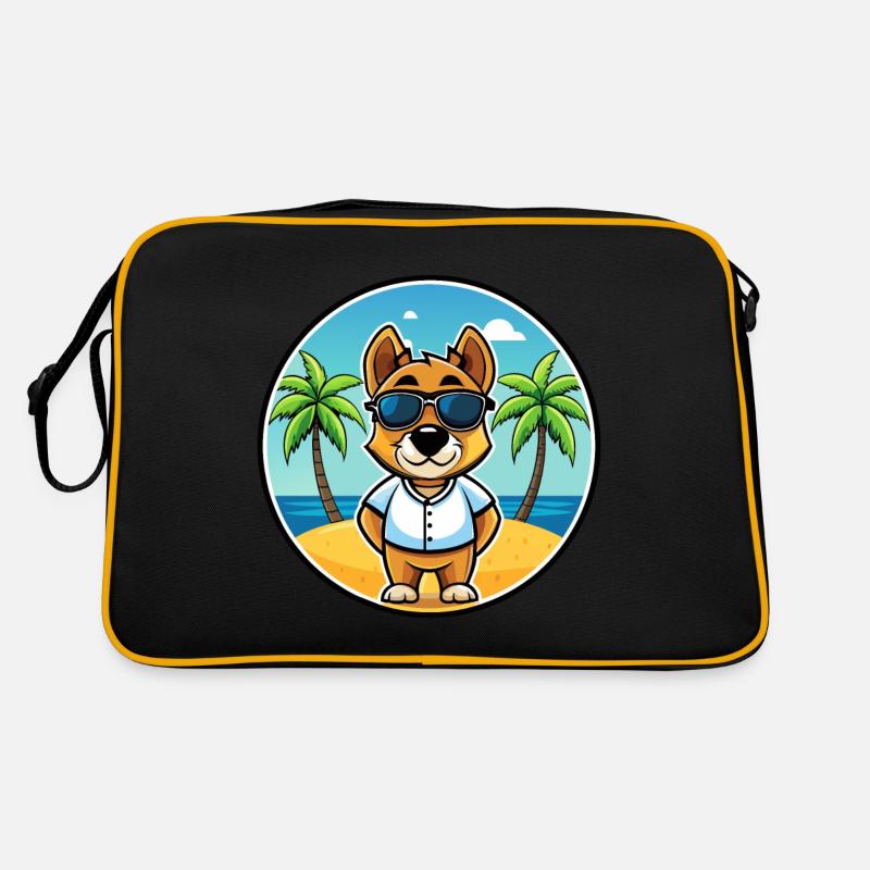 Sporting Lucas Terrier Chien Race Dessin Animé Plage Sac Retro