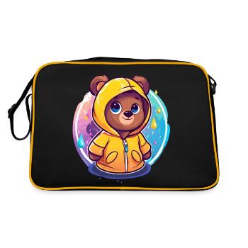 Nounours - Sac Retro - noir/or - Dos