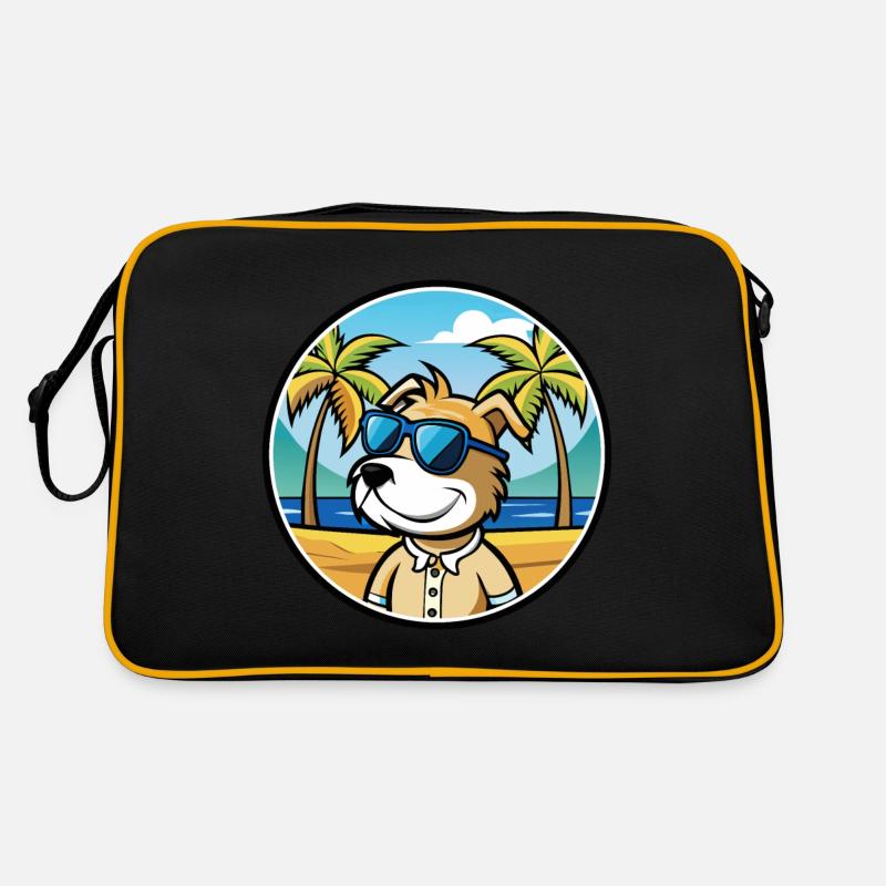 Sporting Lucas Terrier Chien Race Dessin Animé Plage Sac Retro