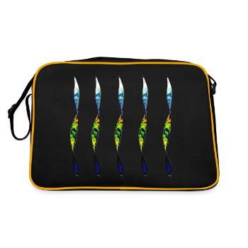twisted pair - Retro Bag - black/gold - Back