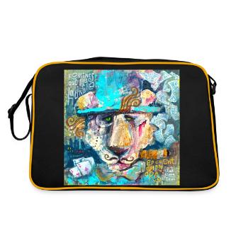 Bourgeois Lion - Sac Retro - noir/or - Dos