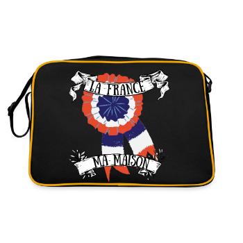 La France ma maison - Sac Retro - noir/or - Dos