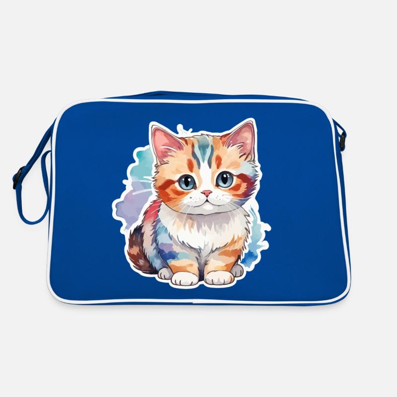 Munchkin Teckel Chat Aquarelle Sac Retro