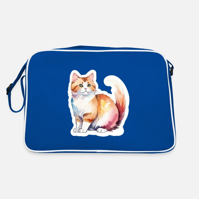 Munchkin Teckel Chat Aquarelle Sac Retro