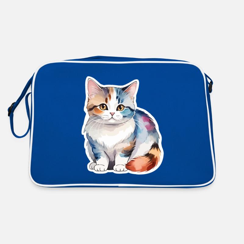 Munchkin Teckel Chat Aquarelle Sac Retro