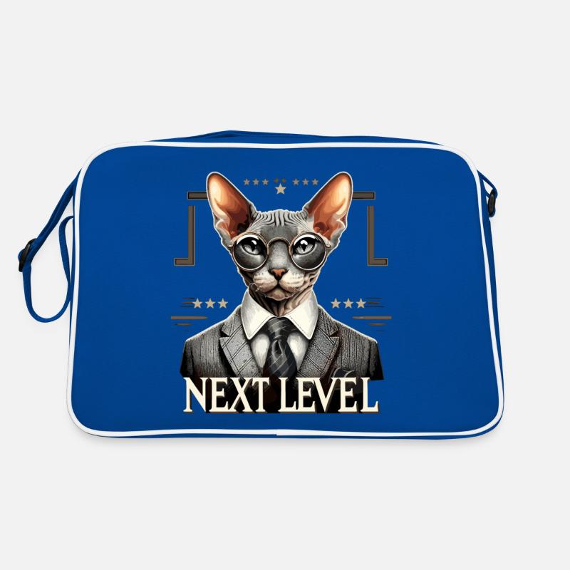 Cornish Rex Anzug Next Level Katze Geschenk Retro Tasche