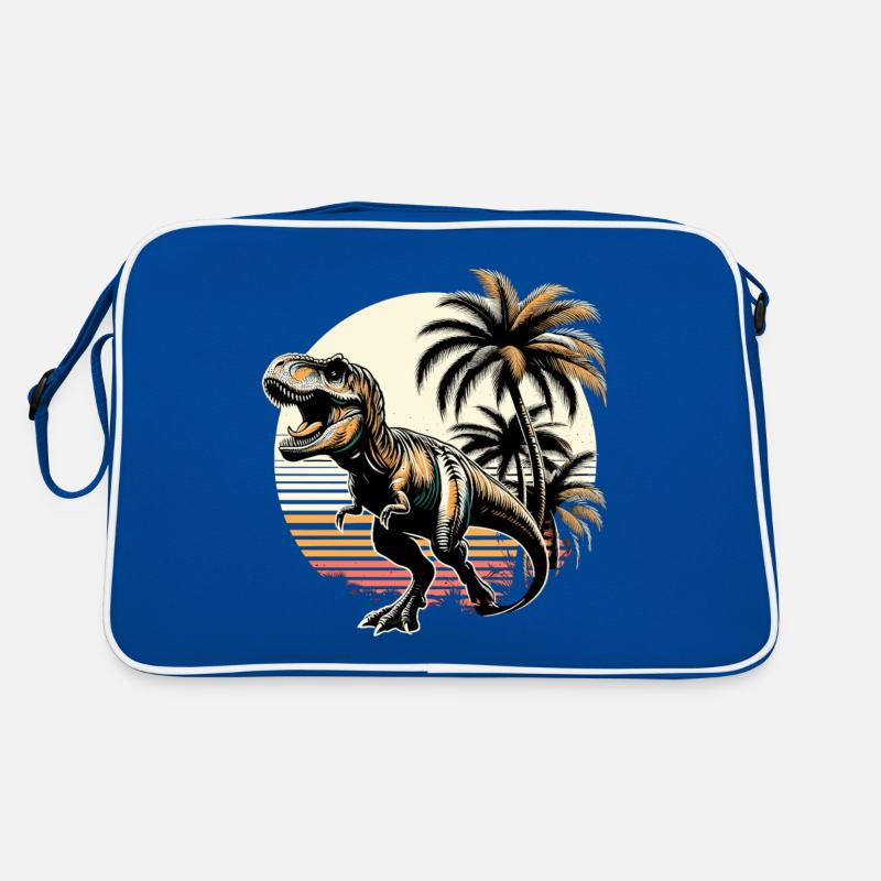 Cadeau de dinosaure T-Rex rugissant Sac Retro