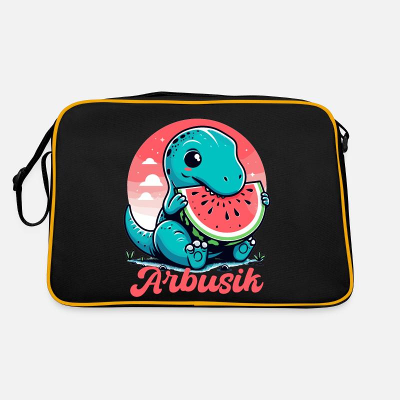 Süßer T-Rex Wassermelone Arbusik Geschenk Retro Tasche