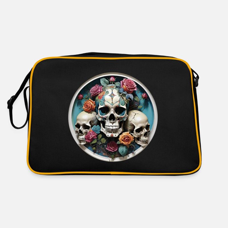 Dead Roses Retro Tasche