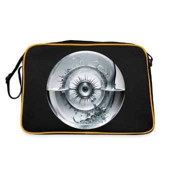 Les larmes aux yeux - Sac Retro - noir/or - Dos