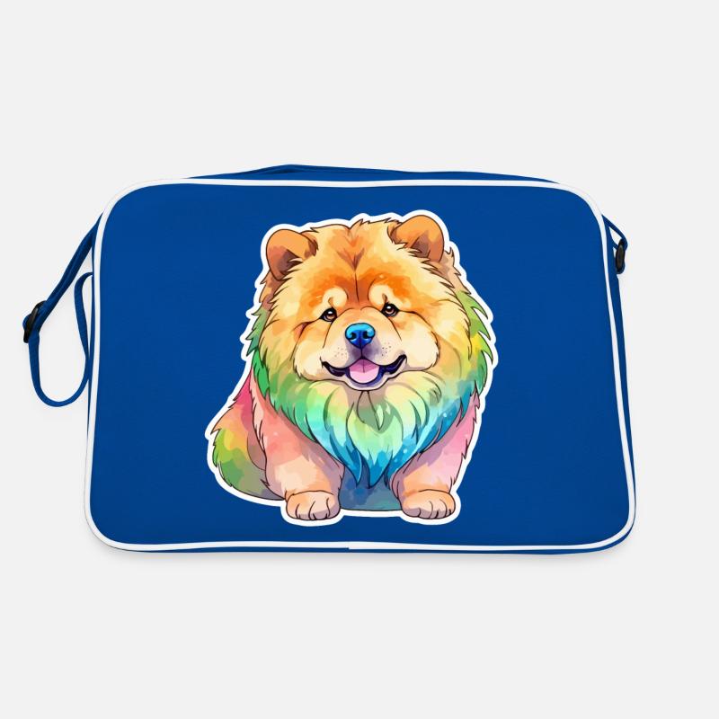 Chow Chow Watercolors Retro Bag