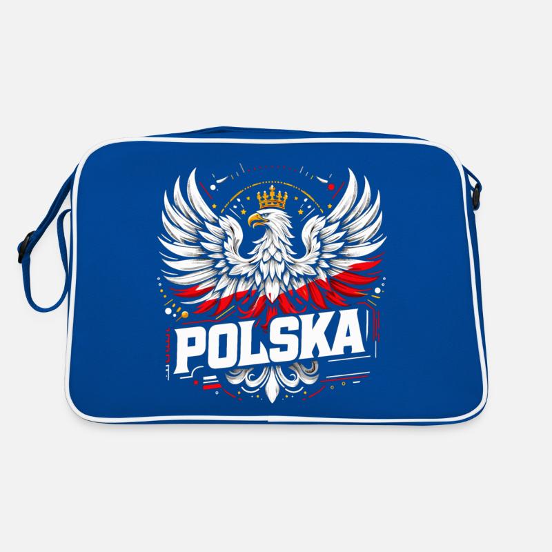 Poland Polska Polish Red White Eagle Crown Gift Retro Bag